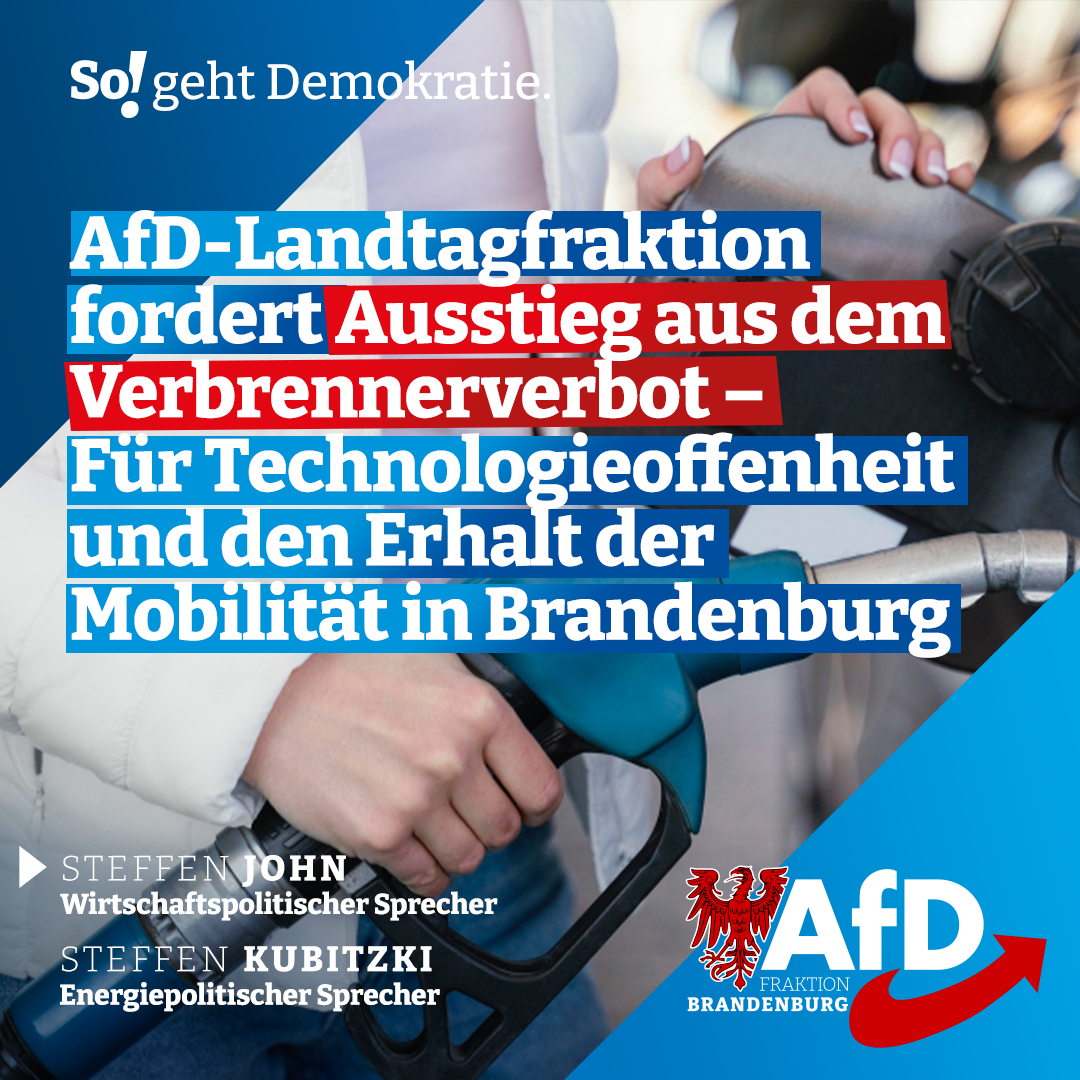 Post from AfD-Fraktion Brandenburg