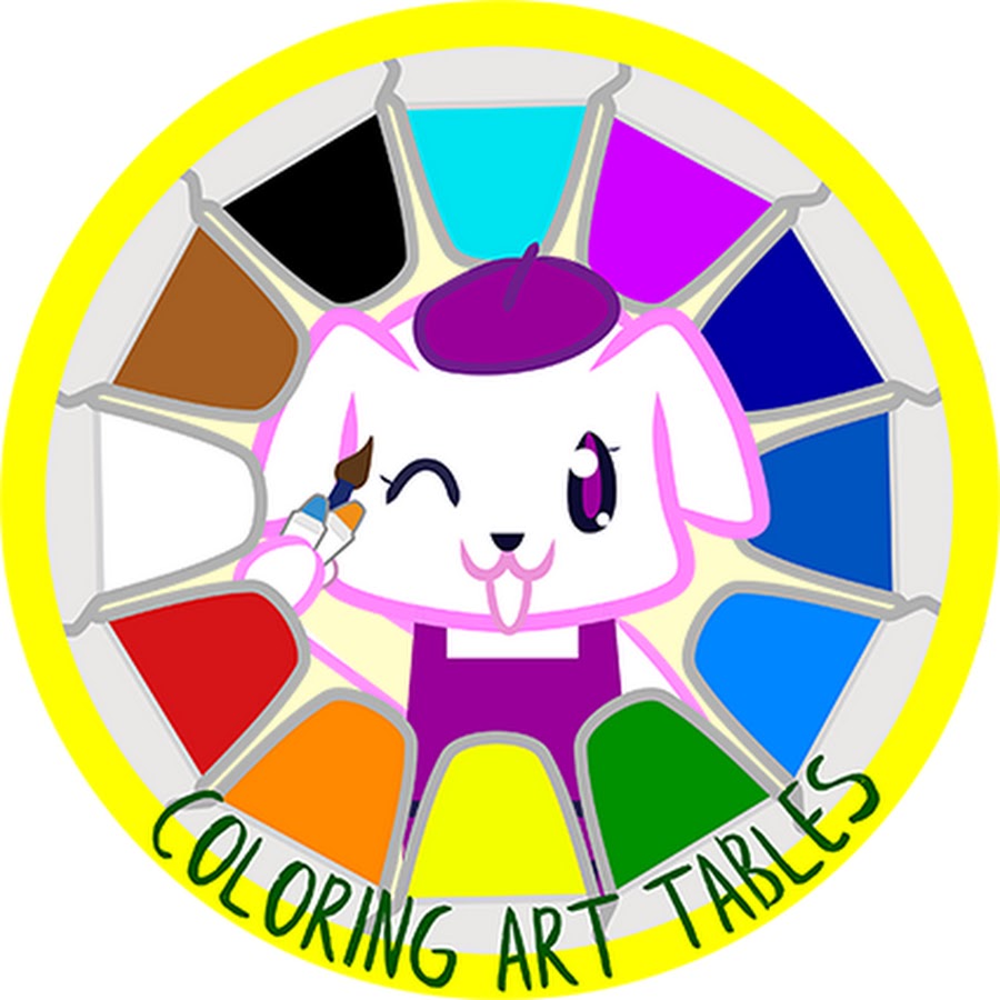 Coloring Art Tables - YouTube
