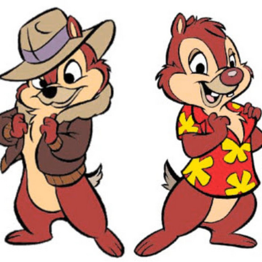 Тату эскиз чип и дейл