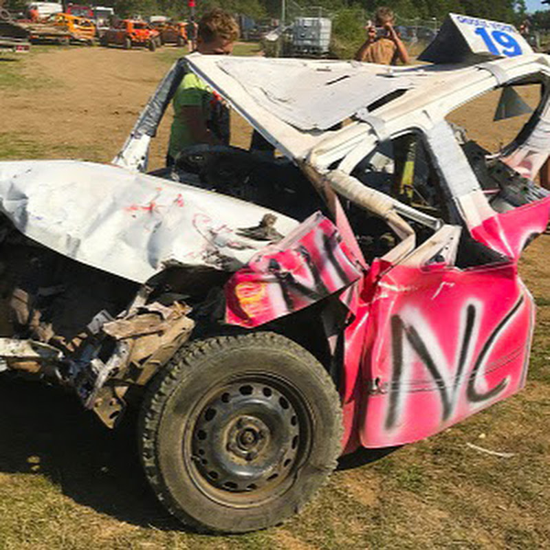 Jacking Train at Mildenhall All Granada Banger Racing 2015 