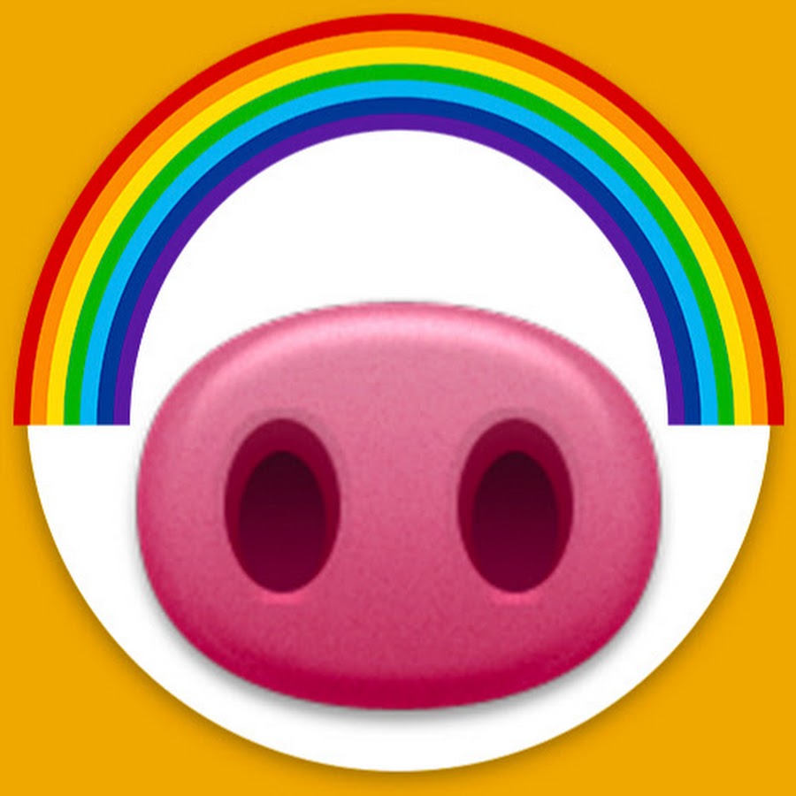 Rainbow Pig - YouTube