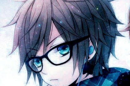 Handsome Anime Boy With Glasses And Black Hair