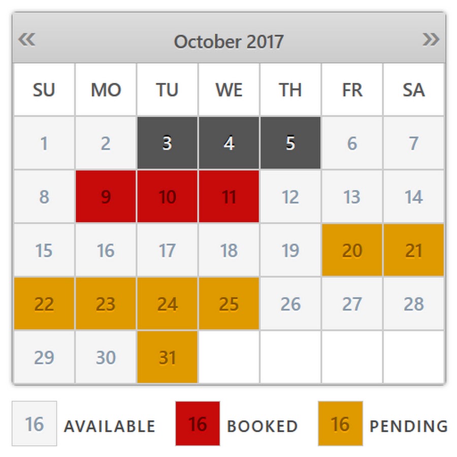 Booking Calendar YouTube
