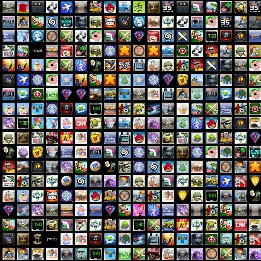 Персонажи из разных игр. Много приложений. Приложение куча игр. Приложение куча игр. Красивые значки для приложений.