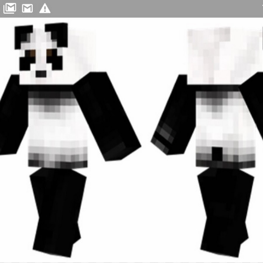 скины майнкрафт панда #5