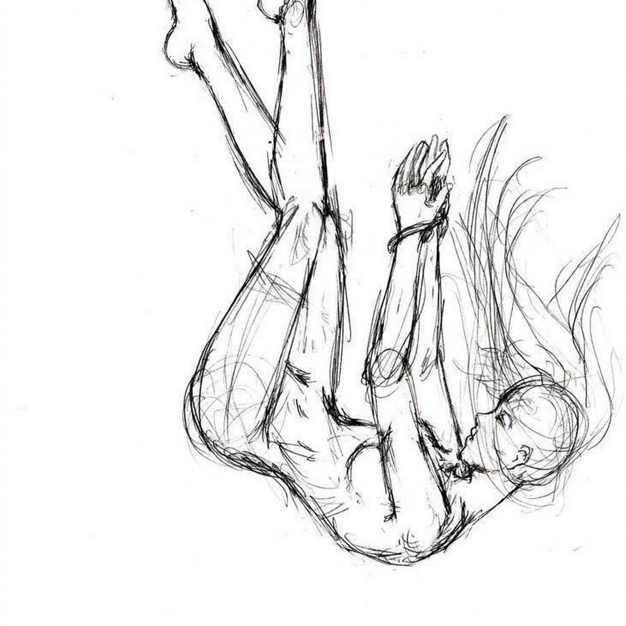 Рисунок человек падает с крыши