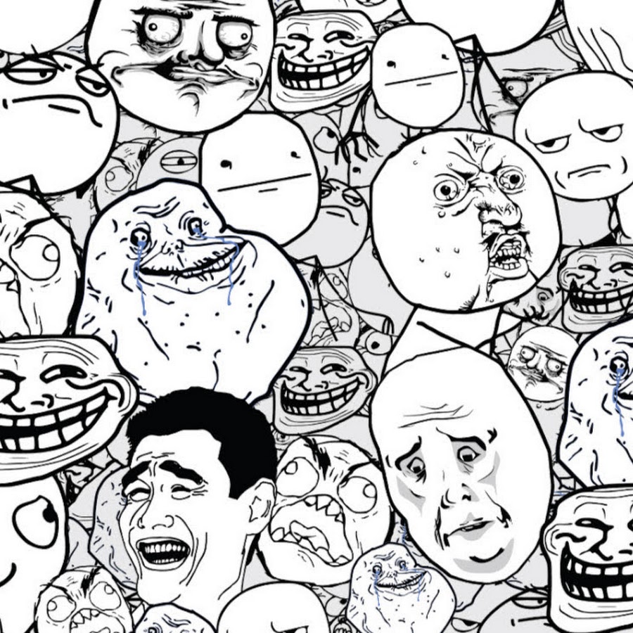 Все мемы лица в одной картинке