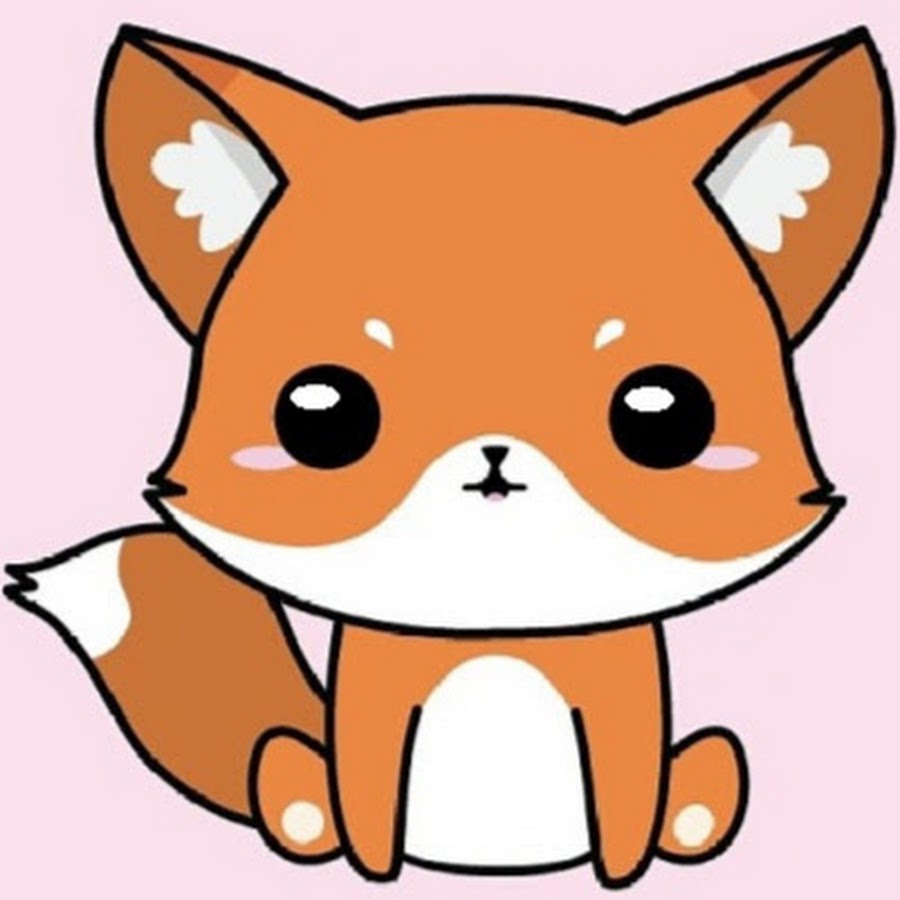 Милые лисички рисунки для срисовки