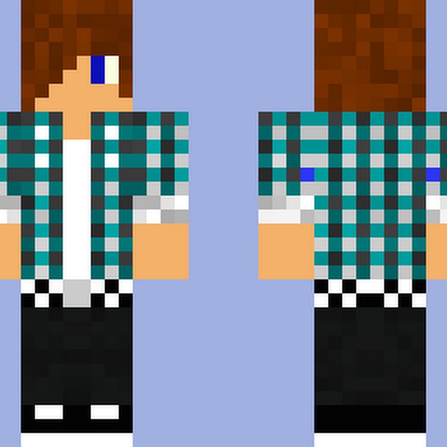 Нарисовать скин майнкрафт по клеточкам