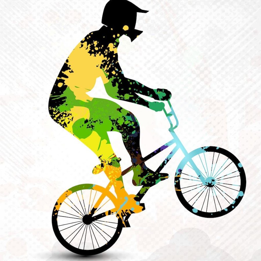 Акварельные иллюстрации BMX