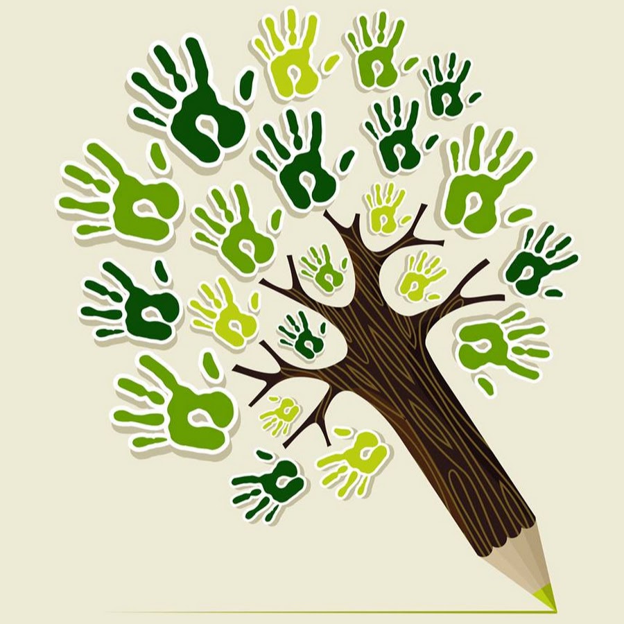 Руки и дерево эко