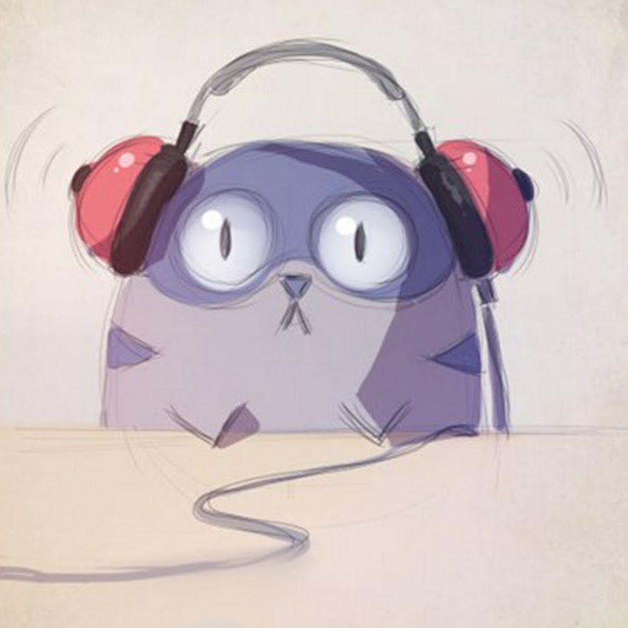 Кот в наушниках картинки мем