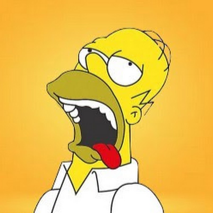 Картинка гомер текут слюни