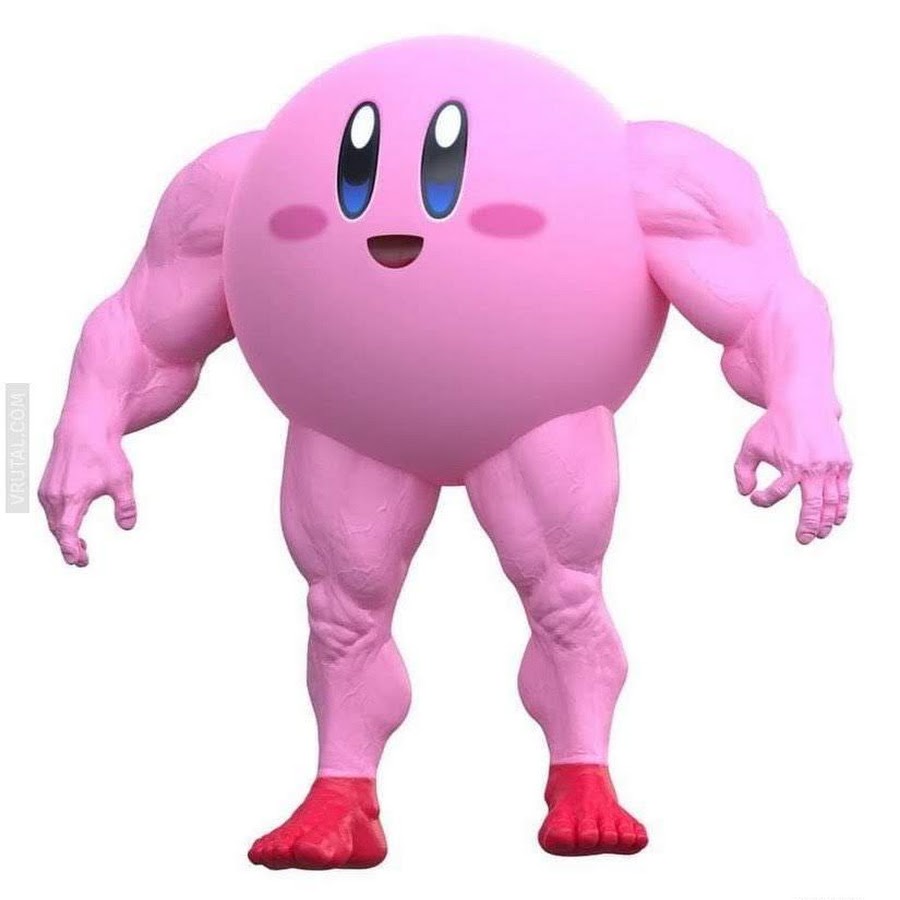 Oh god it's cursed kirby. 