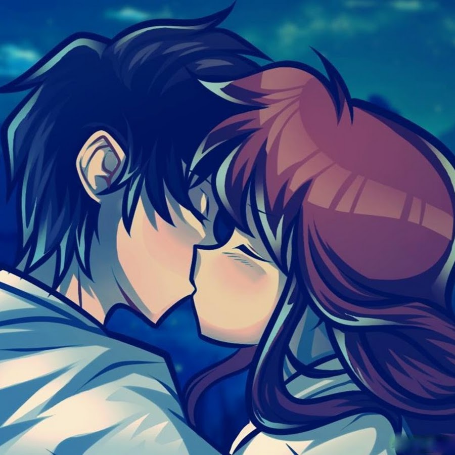 Аниме целуются картинки