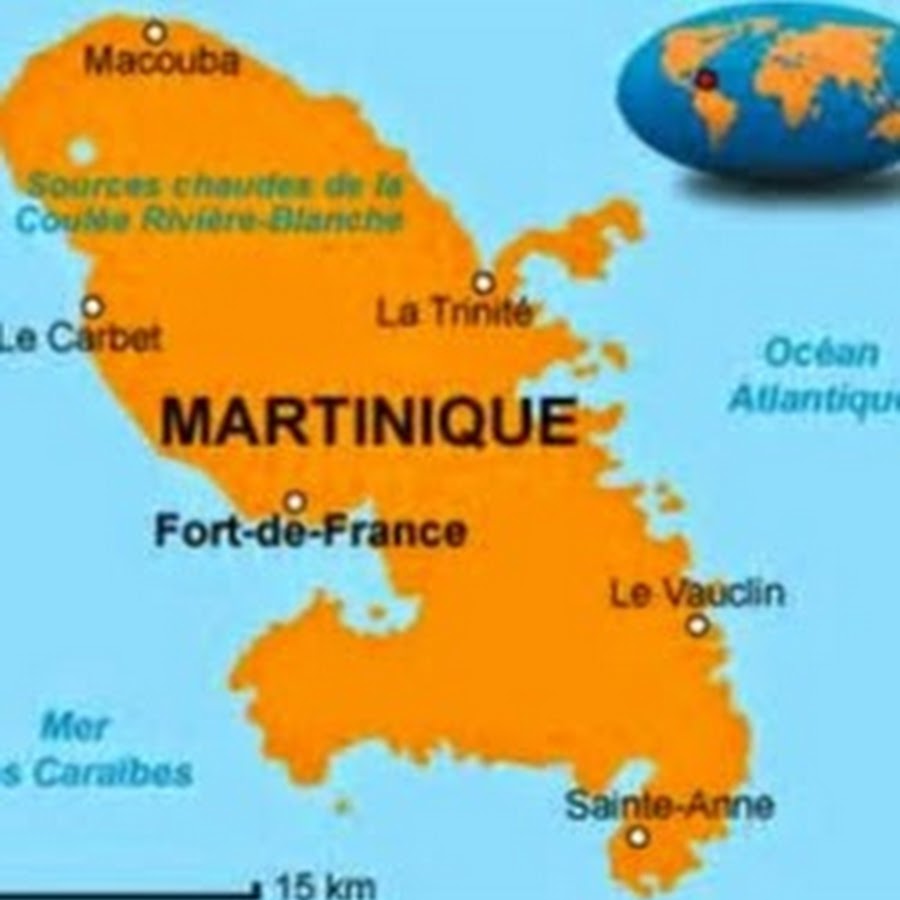 Где находится мартиника. Мартиника на карте.