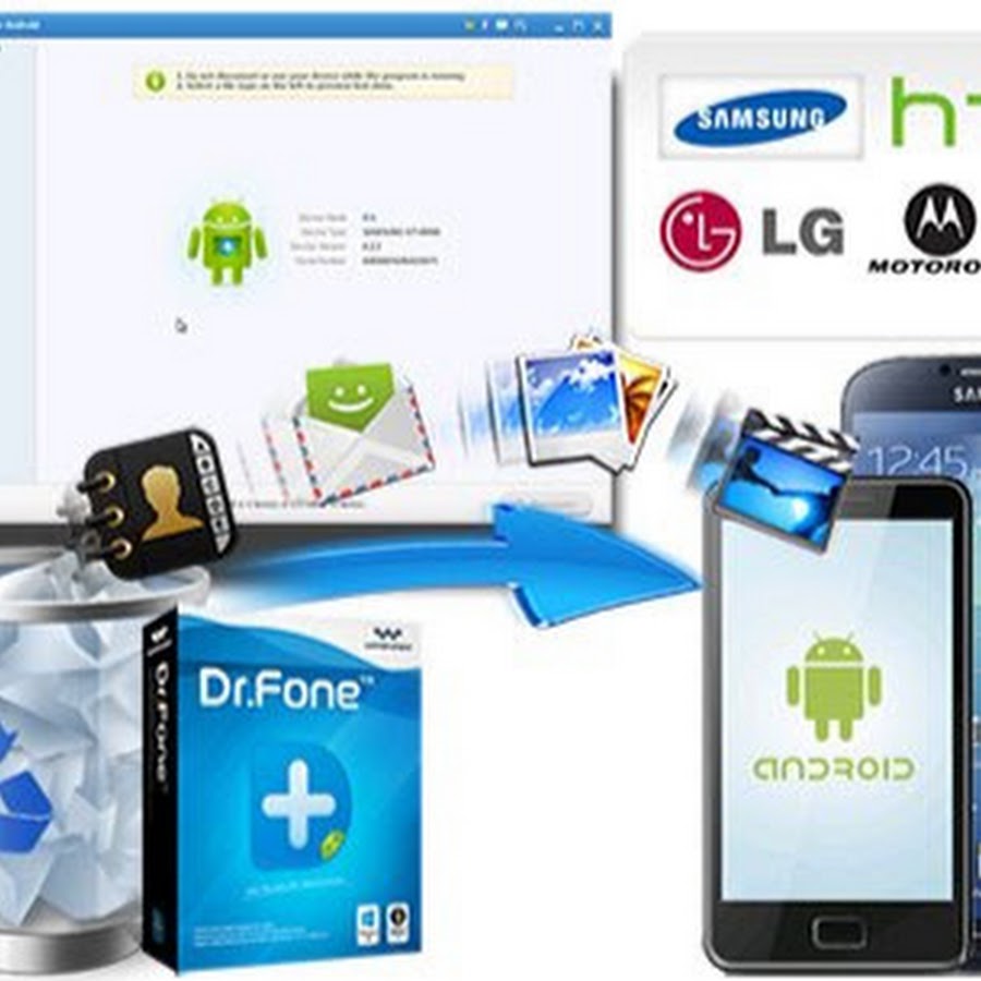 Fone android data recovery. Dr fone.