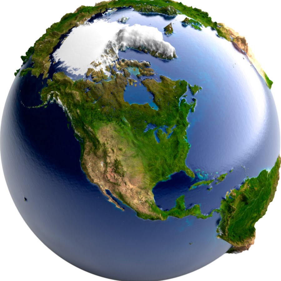 Земля на прозрачном фоне для презентации