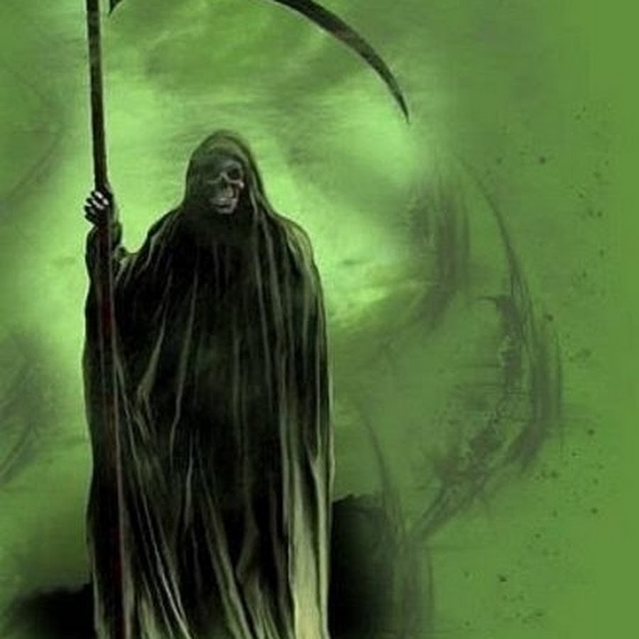 Старуха с косой картинки