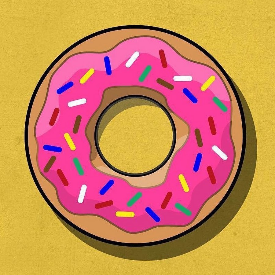 Как нарисовать пончик по этапам