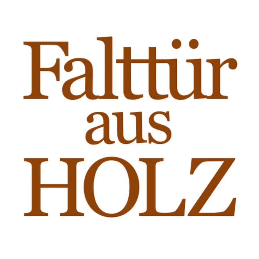 Falttür aus Holz - YouTube