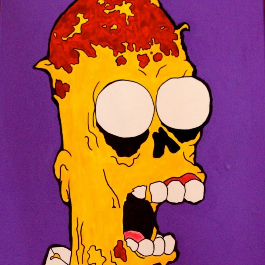 Барт симпсон демон 666