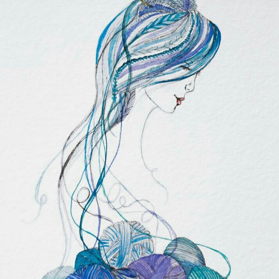 Дарья савичева рисую ниточкой