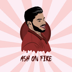 Ash on fire
