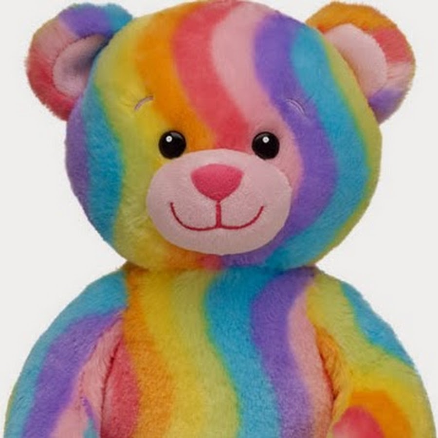 rainbow ruby teddy bear