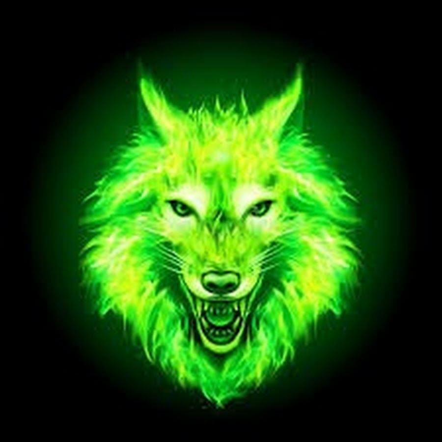 Зеленый Огненный волк