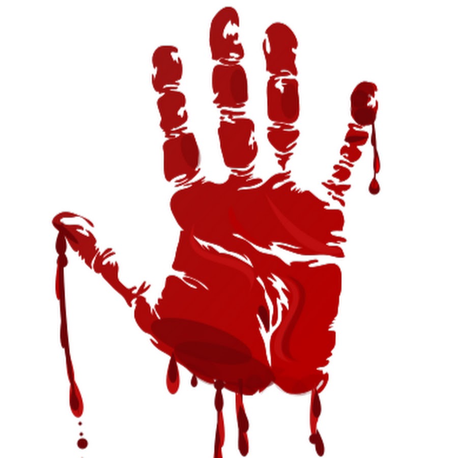 Рисунок кровавая рука