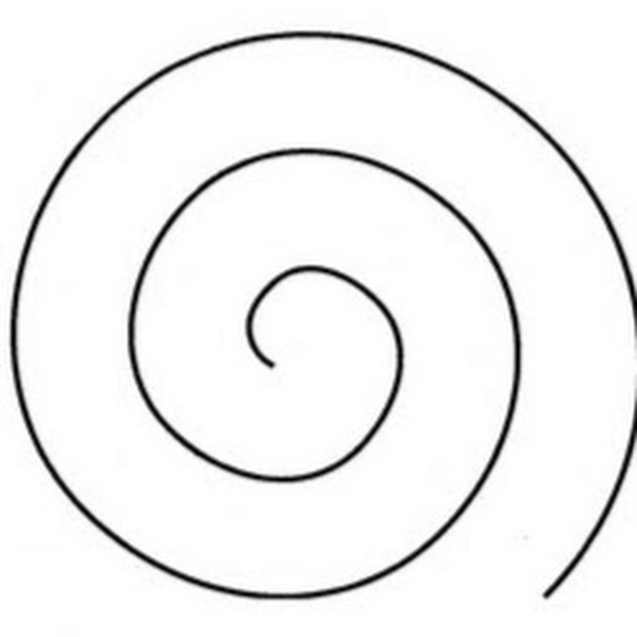 Как нарисовать спираль на бумаге для вырезания