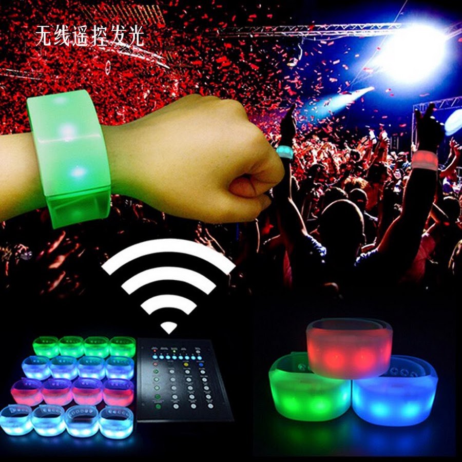 LED Wristband Wireless Remote control - YouTube