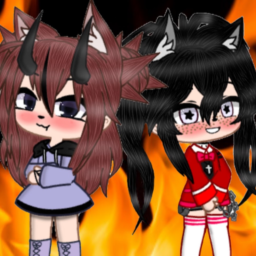 gacha Black Fire - YouTube