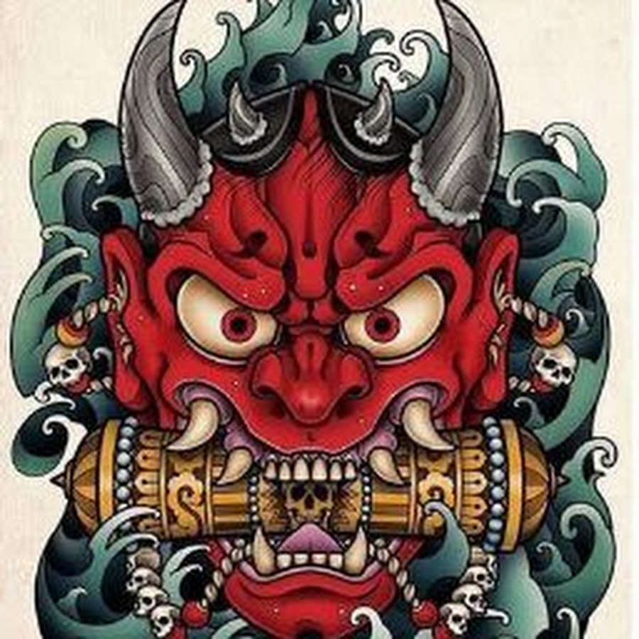 Маска демона Ханья. Японский демон Ханья. Японская маска Ханья. Японская маска демона Ханья.