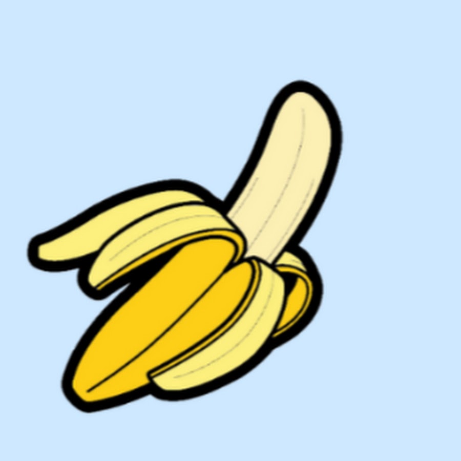 Банан в руке рисунок