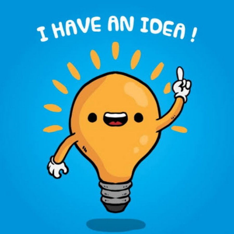 Лампочка идея. Have an idea рисунок. Please come back. Лампочка над головой. Две умные девочки.