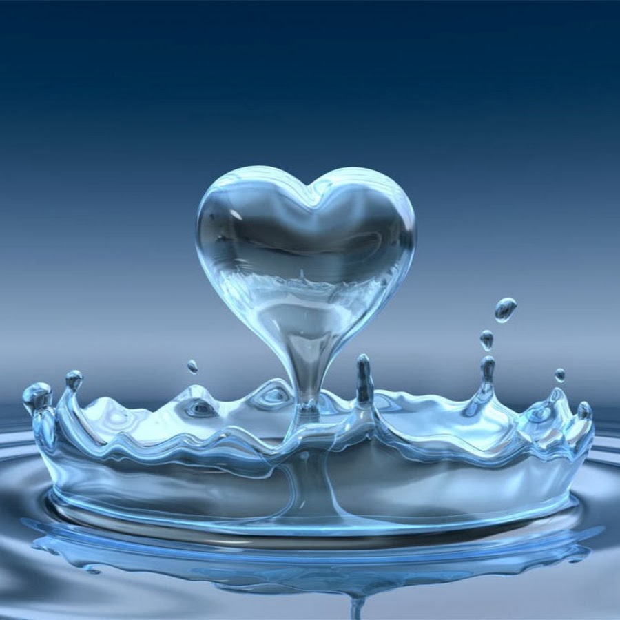 9 воды мысли. Люблю воду. Заставка сердце. Сердце вода. Сердце из воды.