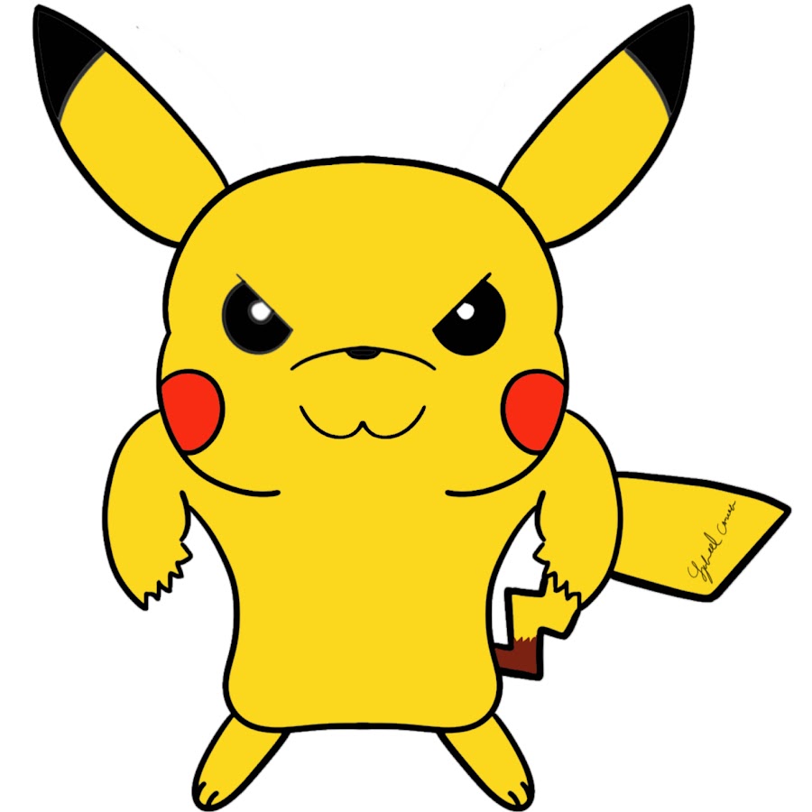 Пикачу голова рисунок