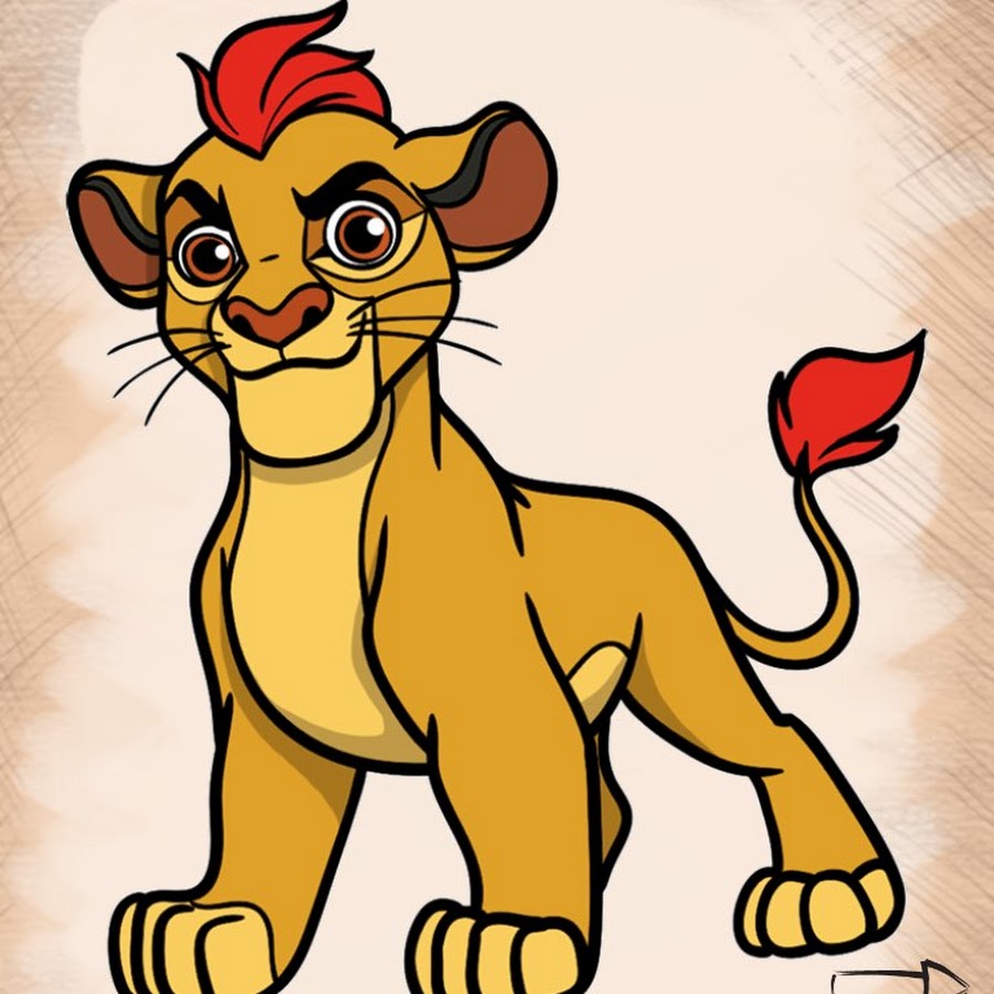 How To Draw Lion Guard Lion Guard Drawing Easy Drawin - vrogue.co