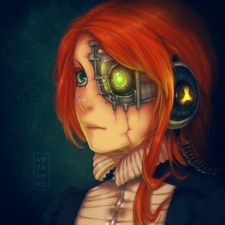 механическая девушка.