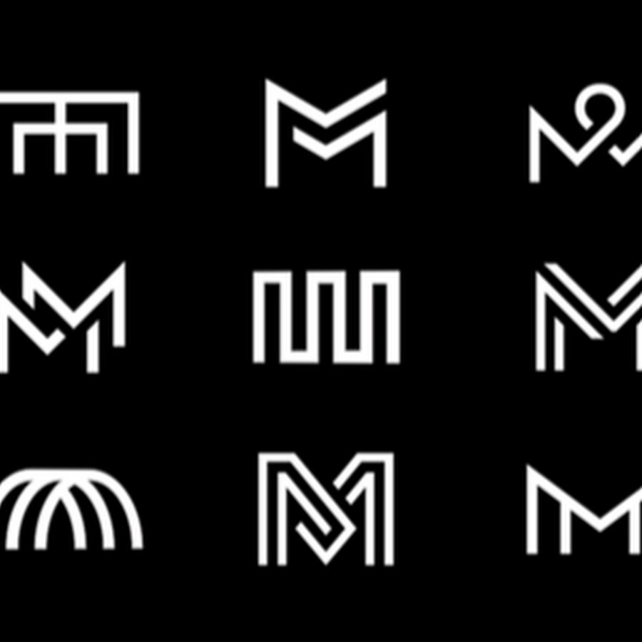 Буква м в круге. Символ a m. Вензель. Логотип с буквой м. Бренд угол.