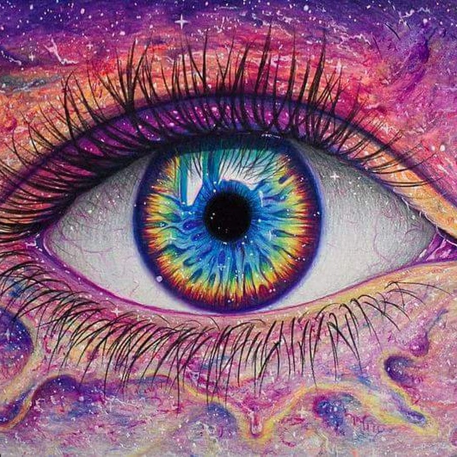 Глаза рисунки психоделика