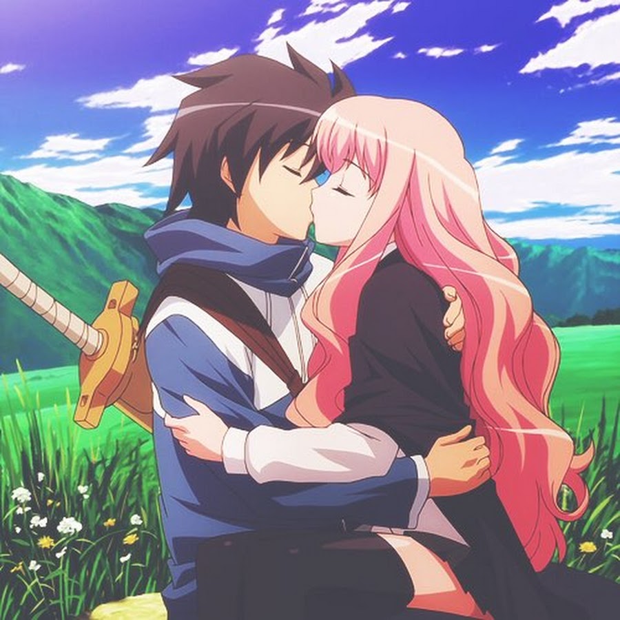 Zero No Tsukaima Louise And Saito
