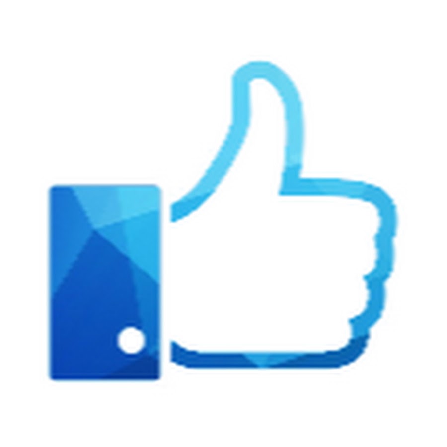 Рисунок лайка в ютубе