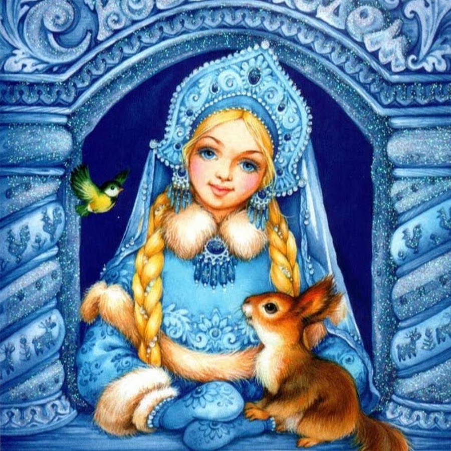 Рисунок в гостях у Снегурочки