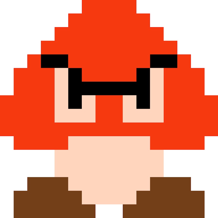 Гумба Марио пикселей