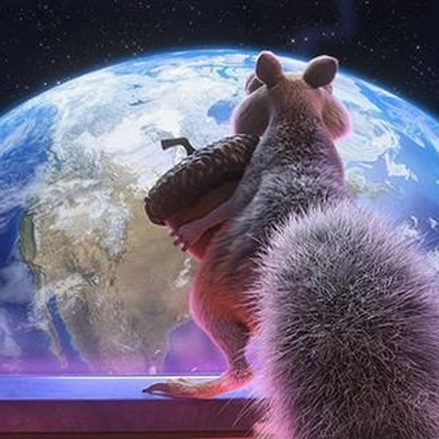 Белка из ледникового периода в космосе