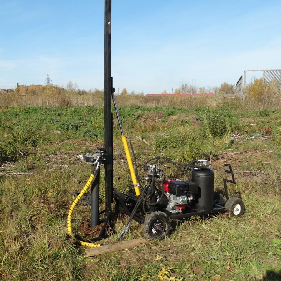 Закручивание свай с помощью мясорубки