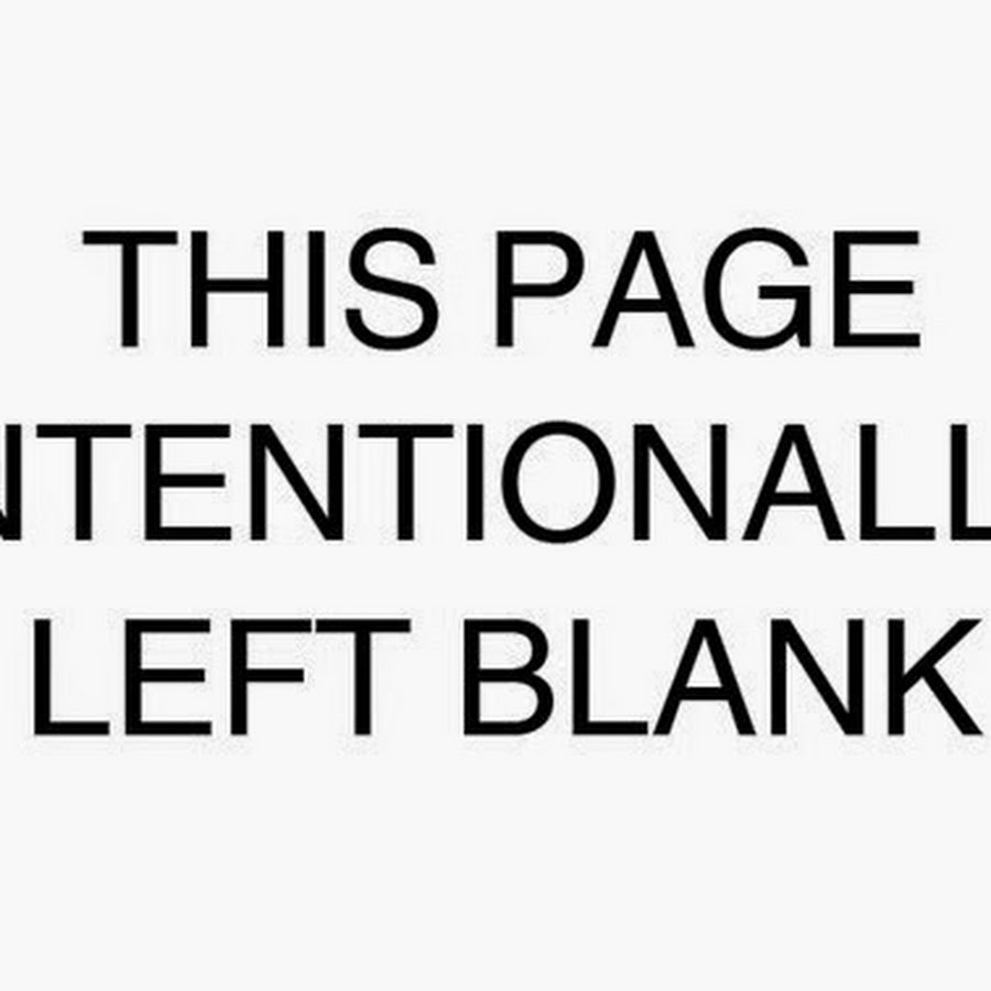 Leave blank. Left blank. Left blank. This page. Page left.